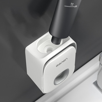Автоматичен дозатор за паста за зъби Държач за четка за зъби Многофункционална монтирана на стена изстисквачка за паста за зъби Аксесоари за баня