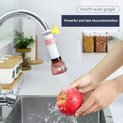 Universal Swivel Water Saving Economizer Head Shower 360 Rotation Baucet Kitchen Nozzle Adapter Faucet Faucet Bubbler Sink Accessories