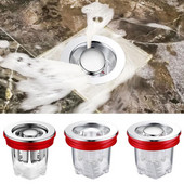 Dušo kanalizacijos plaukų gaudyklė su savaime užsidarančio dizaino aukštos kokybės magnetinis grindų nutekėjimas, kurį lengva nustatyti vonios kambariui