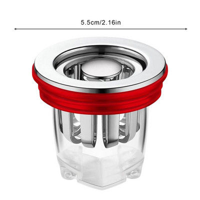 Dušo kanalizacijos plaukų gaudyklė su savaime užsidarančio dizaino aukštos kokybės magnetinis grindų nutekėjimas, kurį lengva nustatyti vonios kambariui