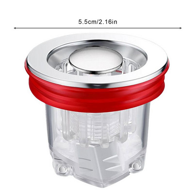 Dušo kanalizacijos plaukų gaudyklė su savaime užsidarančio dizaino aukštos kokybės magnetinis grindų nutekėjimas, kurį lengva nustatyti vonios kambariui