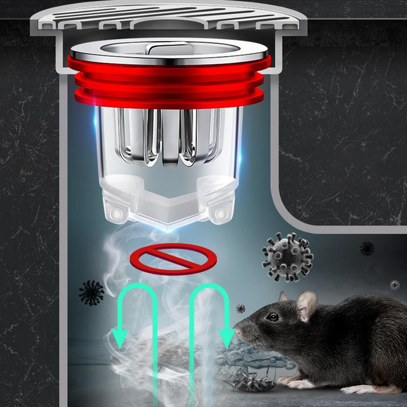 Dušo kanalizacijos plaukų gaudyklė su savaime užsidarančio dizaino aukštos kokybės magnetinis grindų nutekėjimas, kurį lengva nustatyti vonios kambariui