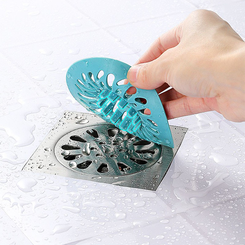 Запушалка за улавяне на косми Антиблокираща силиконова капачка за подов канал Капак за подов канал за баня Противозапушващ филтър за мивка