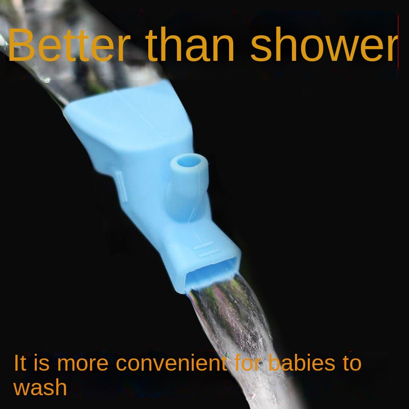 Силиконов удължител за кран Универсална дюза за пръскане Удължителен маркуч Съединител за домакински умивалник Дюза за миене на ръце