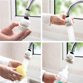 Кран за аератор Водоспестяващ филтър Накрайник за пръскане под високо налягане Въртящ се на 360 градуса Гъвкав аератор Дифузор Кухненски аксесоари