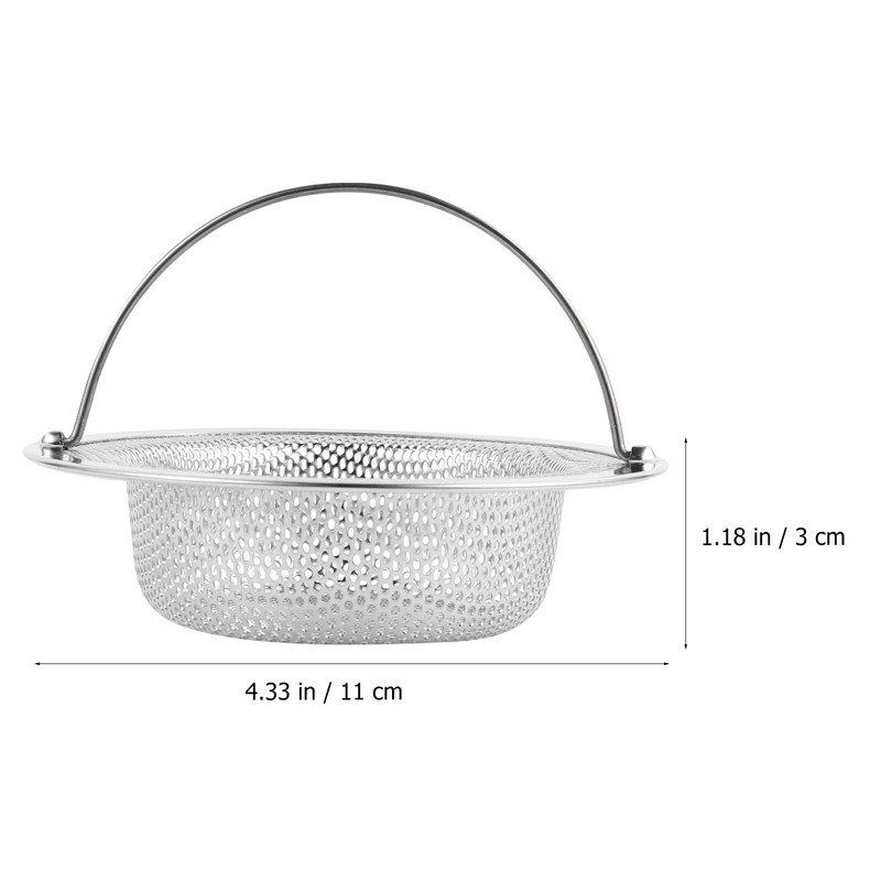 Цедка за мивка Дренажна запушалка Кухненска щепсел Филтър Кошница за улавяне на косми Неръждаема запушваща мрежа Антиметална търговска мрежа Душ за пране