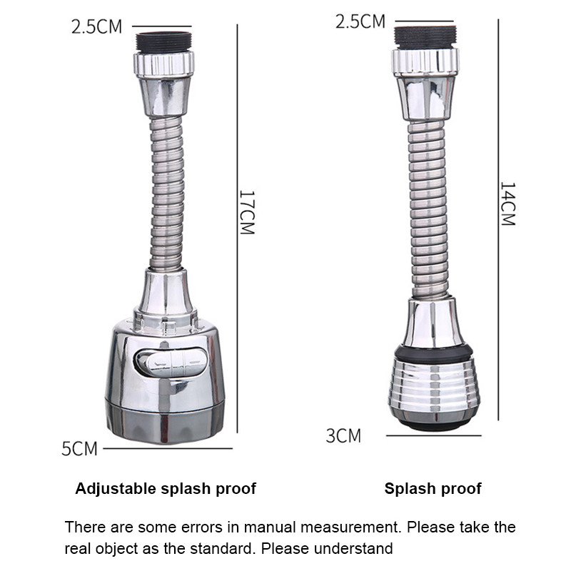 Въртящ се на 360 удължител за кран Кран за вода Барботер Кран Аератор Водоспестяващ кран Дюза Адаптер Душ Мивка Кухненски аксесоари