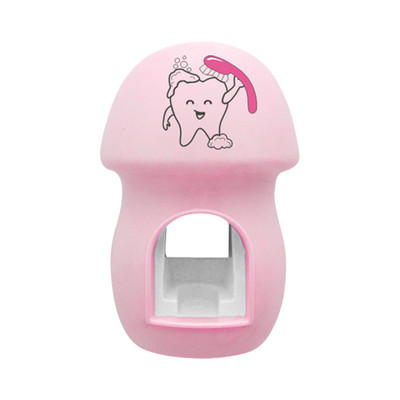 Автоматична изстисквачка за паста за зъби Детски стил Сладък мързелив артефакт Дозатор с шаблони на зъби Нова розово синя форма на гъба 2020 г.