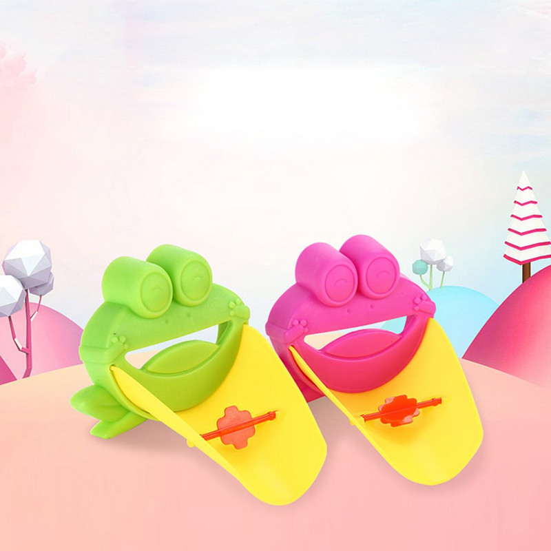 Творчески гъвкав удължител за кран Удължител за дръжка за мивка Малко дете Пластмасова баня Помощник за ръчно пране на деца