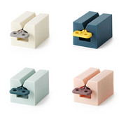 Тръба за изстискване на паста за зъби Изстисквачка за паста за зъби с матирани дръжки Поставка за паста за зъби Органайзер за баня