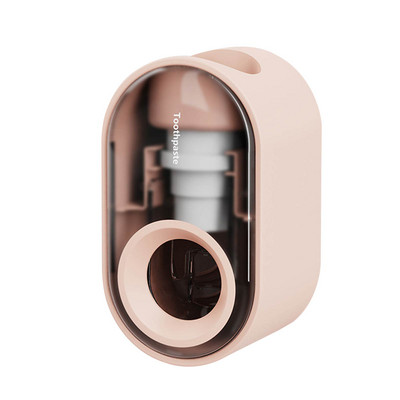 Изстисквачка за паста за зъби за монтиране на стена Видим автоматичен дозатор за паста за зъби с лепкава вендуза Душ Баня