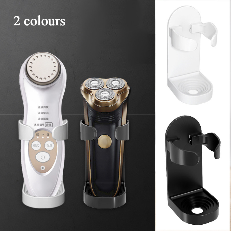 Скоба за електрическа самобръсначка Рафт без дупки Рафт за съхранение Рафт за инструменти за красота Без дупки Издръжливи консумативи за баня