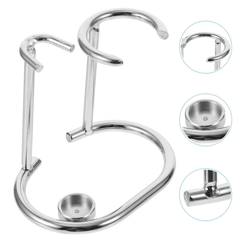 Стойка за бръснене Държач Четка Мъжки комплект Безопасна стойка Комплект Органайзер Стоманени дървени стойки S Мъжка неблагородна метална права купа за съхранение Брада