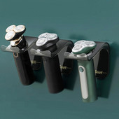 Стойка за стенен държач за самобръсначка Без пробиви Здрави и прости аксесоари за баня за душ