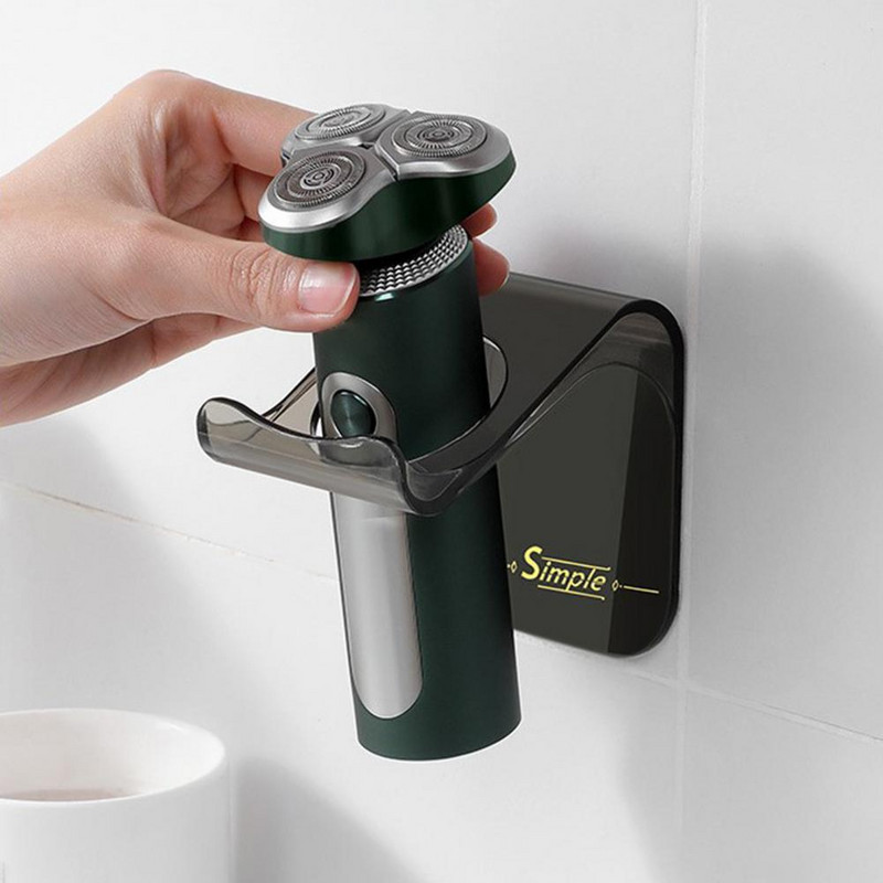 Стойка за стенен държач за самобръсначка Без пробиви Здрави и прости аксесоари за баня за душ