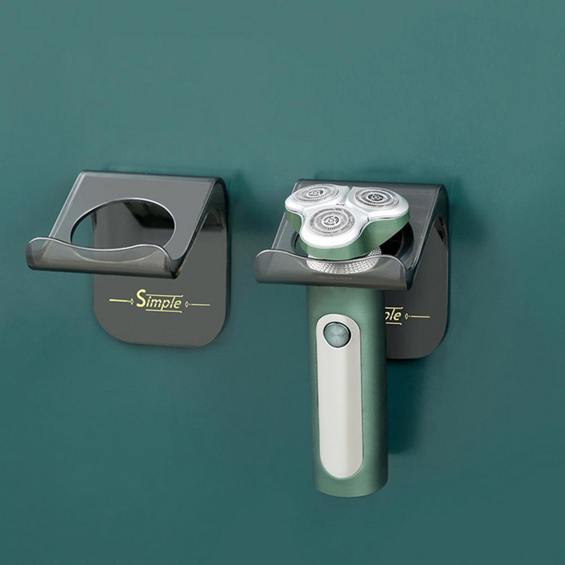 Стойка за стенен държач за самобръсначка Без пробиви Здрави и прости аксесоари за баня за душ