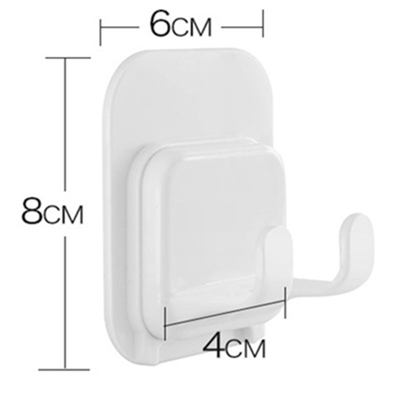 Поставка за бръснач без пробиване Залепваща кука Рафт за самобръсначка Баня Окачен на стена Душ Щепсел за съхранение Кухненска закачалка за халат