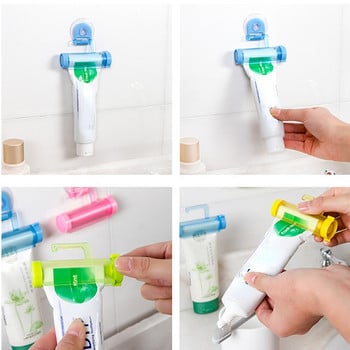 Βεντούζα Roll Hook Squeezing Toothpaste Dispenser Squeezer Θήκη οδοντόκρεμας Dispenser Αξεσουάρ μπάνιου