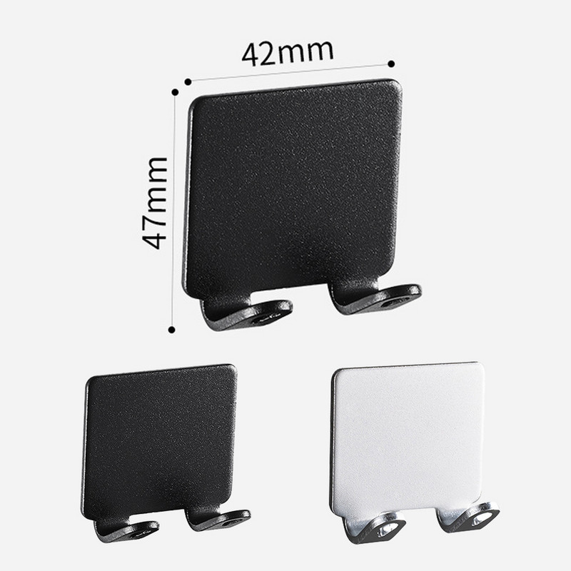 Държач за бръснач без удар Мъжки самобръсначки Поставка за съхранение Стена Метални куки Бръснач Права стойка Поставка Аксесоар за органайзер за баня