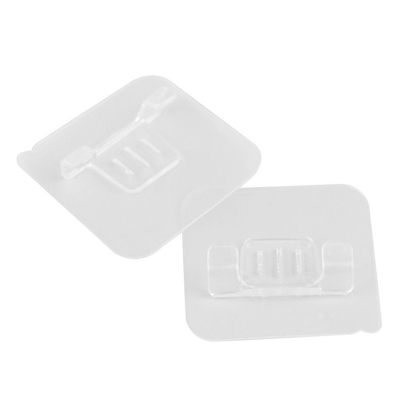 Skaidri PVC medžiaga vandeniui atsparus skustuvo laikiklis sieninis Punch Free Man skustuvo laikymo kabliukas Virtuvės Vonios Tvarkyklės priedai