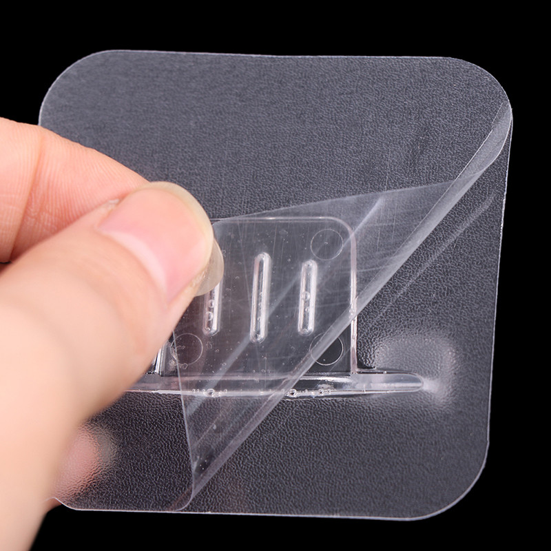 Skaidri PVC medžiaga vandeniui atsparus skustuvo laikiklis sieninis Punch Free Man skustuvo laikymo kabliukas Virtuvės Vonios Tvarkyklės priedai