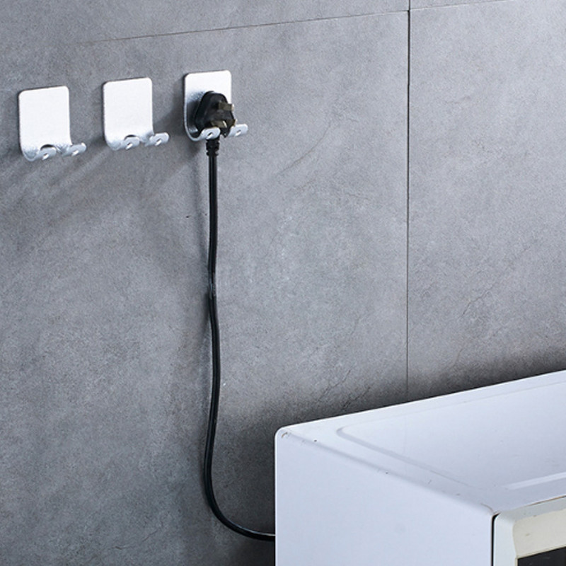 1Pcs Държач за бръснач Душ Неръждаема стомана Стена за баня Поставка за бръснач Мъжки самобръсначка Рафт Закачалка Кухня Лепило Кука за съхранение