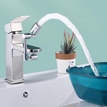 Κεφαλή ψεκασμού Universal Extension Faucet 1080 μοιρών 2 Λειτουργίες Μπάνιο Κουζίνα Αντι-πιτσίλισμα Κεφαλή Στόμα Νεροχύτη Βρύσης Ακροφύσιο εξοικονόμησης νερού