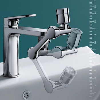Κεφαλή ψεκασμού Universal Extension Faucet 1080 μοιρών 2 Λειτουργίες Μπάνιο Κουζίνα Αντι-πιτσίλισμα Κεφαλή Στόμα Νεροχύτη Βρύσης Ακροφύσιο εξοικονόμησης νερού