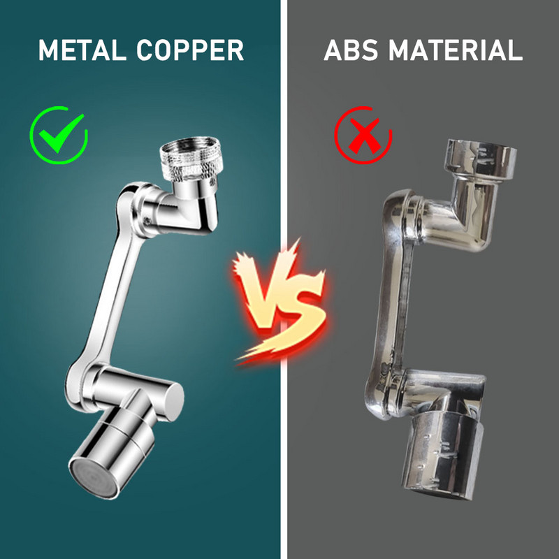 1/2 бр. Меден универсален удължител за аератор за кран Филтър против пръски Кран Адаптер за дюза за барботер Кухненска пръскачка за спестяване на вода