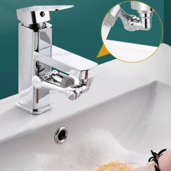 99% Universal 1080° Rotation Extender Faucet Aerator Πλαστικό για Νιπτήρας Μπάνιου Κουζίνας Robotic Arm Faucets Bubbler Nozzle