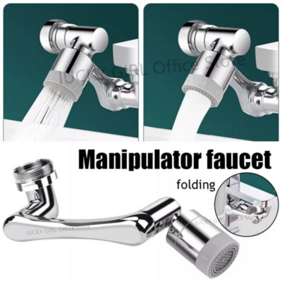 99% Universal 1080° Rotation Extender Faucet Aerator Πλαστικό για Νιπτήρας Μπάνιου Κουζίνας Robotic Arm Faucets Bubbler Nozzle