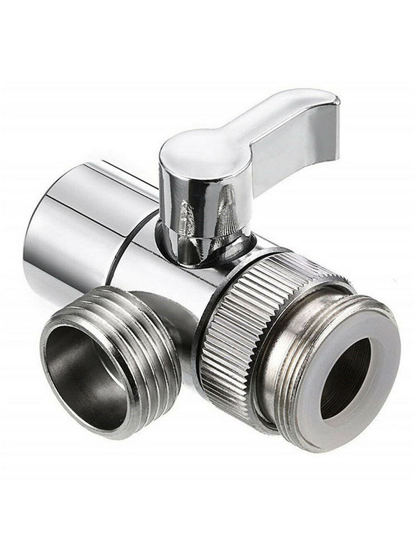 Switch Segisti Adapter 3 Way Tee Connector Dušipea Diverter klapp Kodu parendus Duši segistid Veeeraldaja
