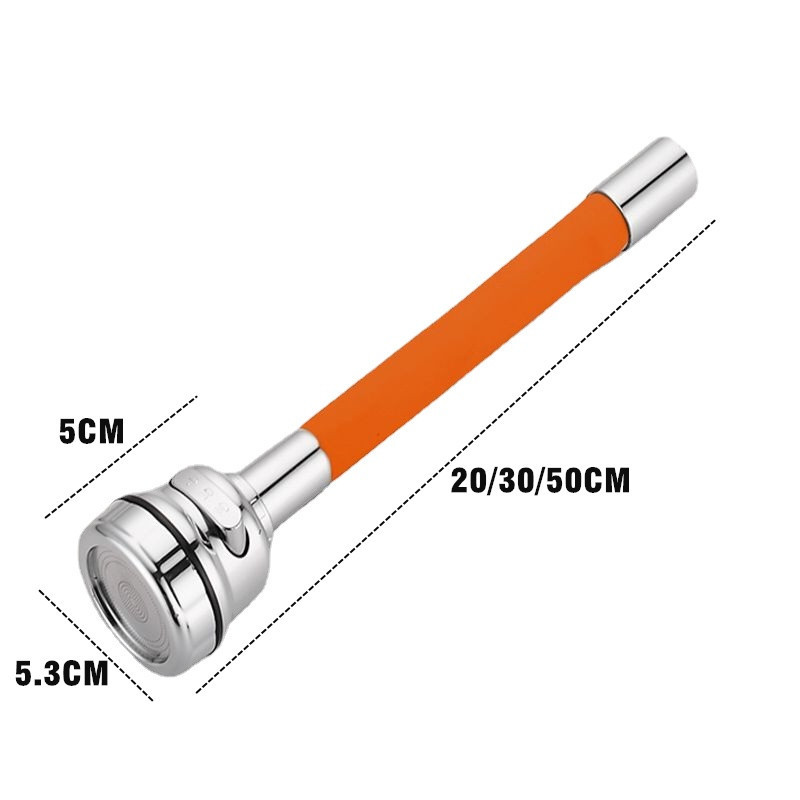 Нов 3-режимен универсален удължител за кран за кухненска мивка Гъвкав маркуч без огъване на 360° Адаптер за удължителна тръба за кран за вода