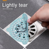 10 бр. Уловител за косми Антиблокиращ подов дренаж Стикер Запушалка Цедка за изтичане на канализация Баня Вана Тоалетна Аксесоари за душ