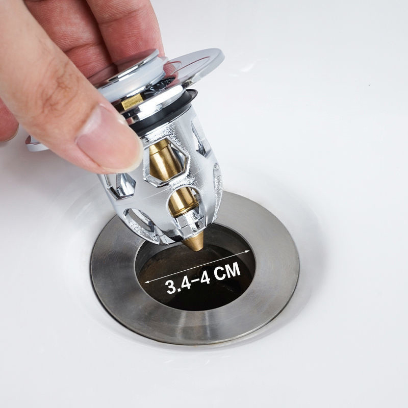 Универсална мивка от неръждаема стомана Изскачащо изскачащо ядро за мивка Дренажен филтър Коса Цедка за мивка Запушалка за вана Инструмент за баня