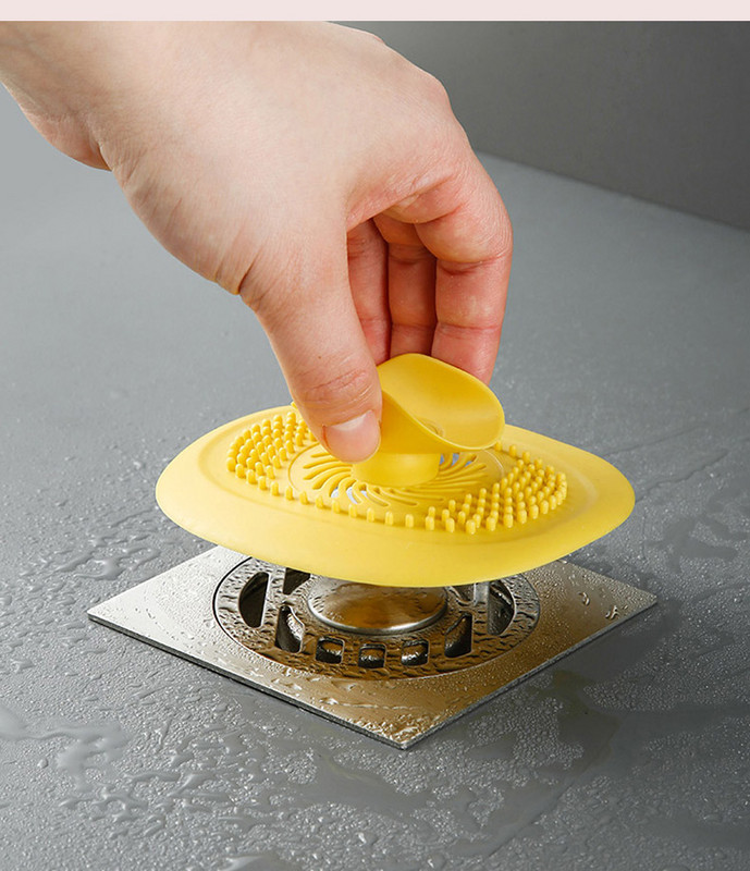 Тапа за кухненска мивка Душ Филтър Капак за оттичане Запушалка Цедка за мивка Отцедник Подов канал Уловител за косми Аксесоар за баня