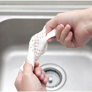 Καλύμματα αποχέτευσης ντους Σωληνάριο σιλικόνης Πώμα αποστράγγισης μαλλιών με κορόιδο για φίλτρο κουζίνας μπάνιου Προστατευτικά αποχέτευσης σπιτιού