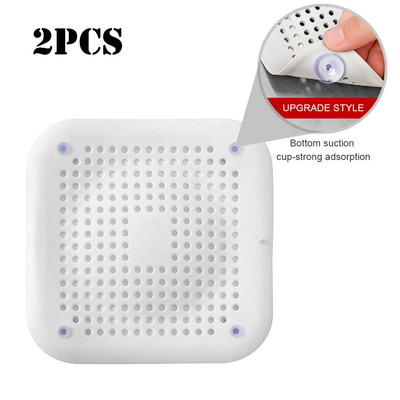 Капаци за оттичане на душ Силиконова тръба за оттичане на косата Уловител запушалка със смукател за баня Кухненски филтър Сифон Протектори за оттичане на дома