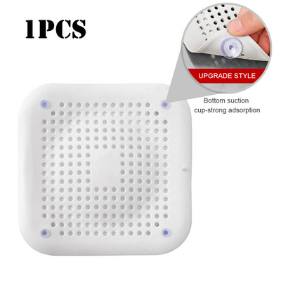 Капаци за оттичане на душ Силиконова тръба за оттичане на косата Уловител запушалка със смукател за баня Кухненски филтър Сифон Протектори за оттичане на дома