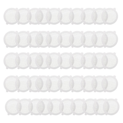 50 бр. Кръгъл стикер за подов дренаж за еднократна употреба Душ за баня Душ за къпане Стопери за коса Уловители Мрежа Аксесоари за домашни консумативи