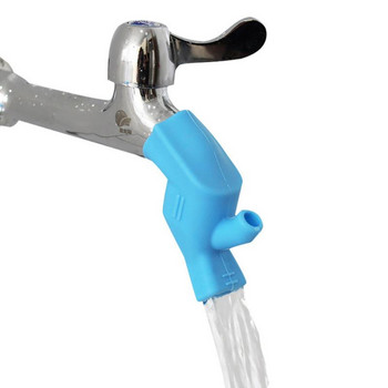 Υψηλής ελαστικότητας σιλικόνης προέκταση νιπτήρα βρύσης νερού Παιδική συσκευή πλυσίματος μπάνιου κουζίνας νεροχύτης βρύσης Οδηγός επέκτασης βρύσης