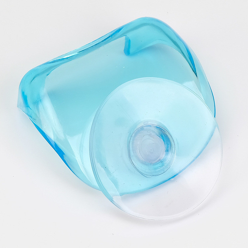 1/2 бр. Вендуза за стена на тоалетна Кука за бръснач Пластмасов държач за самобръсначка Самобръсначка Самобръсначка за баня Висяща поставка Прозрачен рафт за съхранение