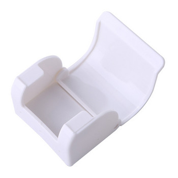 Прахоустойчива пластмасова кутия за държач за бръснач Вендуза Мъжка рафт за съхранение на самобръсначка Стенен комплект за баня Шапка за бръснач Поставка за самобръсначка