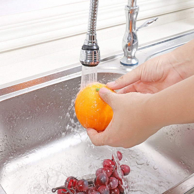 Въртящ се на 360 градуса барботен филтър Кухненска мивка Кран Пръскачка Водоспестяващ аератор Безплатна за огъване Дюза Гъвкави кранове Аератори