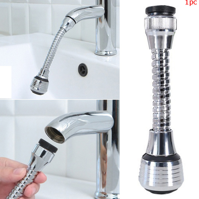 Въртящ се на 360 градуса барботен филтър Кухненска мивка Кран Пръскачка Водоспестяващ аератор Безплатна за огъване Дюза Гъвкави кранове Аератори