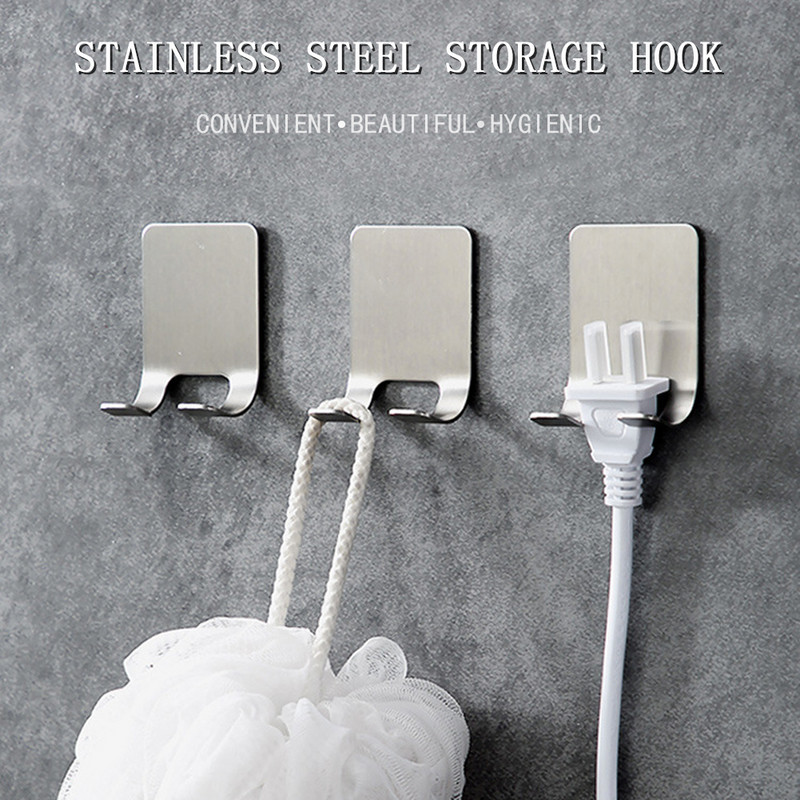 1/2 БР. Стенен държач за бръснач Мъжки бръснач Кука за съхранение Стенен рафт Поставка за бръснач Кухненски аксесоари за баня