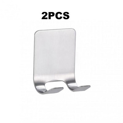 1/5 БР. Държач за бръснач от неръждаема стомана Мъжки самобръсначки Рафт Кука за съхранение Кука за бръснене Поставка за съхранение на самобръсначки Организатор за баня Закачалка