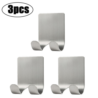 Държач за бръснач от неръждаема стомана Рафт за самобръсначка Поставка за съхранение Куки за кърпи Ключ за телефон Държач за сешоар Куки за стенна закачалка Държач за баня