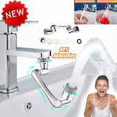 Два режима 1080° завъртане на кран Удължител Аератор Пръскане за кухненска мивка Кран Удължаване на водна дюза Кран Барботер Роботизирано рамо 22/24 мм