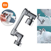 Xiaomi 1080° градусов универсален кран аератор Устойчив на пръски въртящ се водоспестяващ кран Спрей глава за умивалник Адаптер за удължител на крана